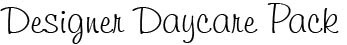 Daycare Label Pack